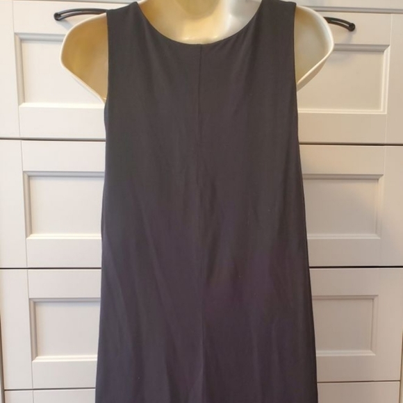 H&M Simple Black Summer A-Line Dress With Pockets - Picture 5 of 9
